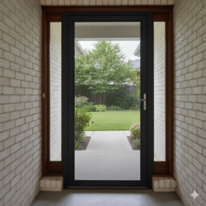 Privacy Mesh Hinged Door