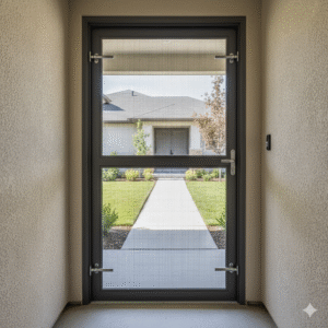 Triple lock security door