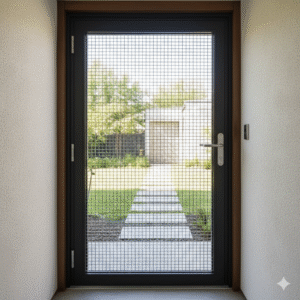 Modern Stainless Steel Mesh Door