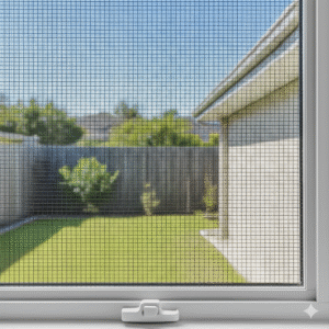 Aluminium Mesh Flyscreen - Black, 1800 mm, Aluminium Mesh, Professional Installation (Warranty Included), 1000 mm, Door